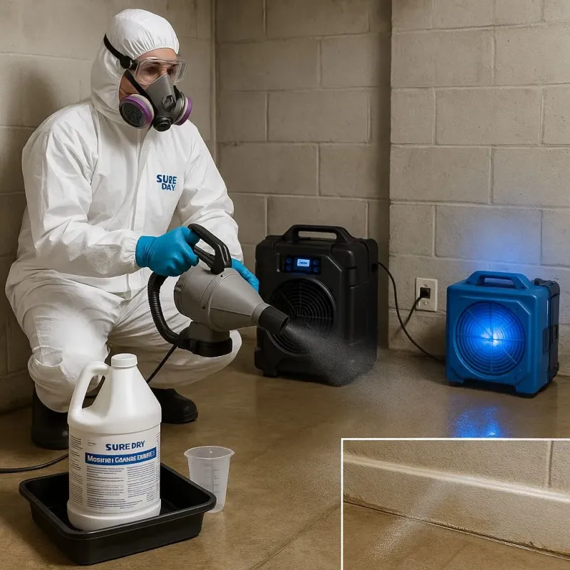 Sanitization and Odor Removal process in Stanaford, WV