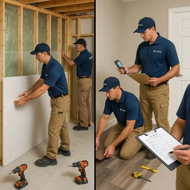 Repairs and Reconstruction process in Stanaford, WV